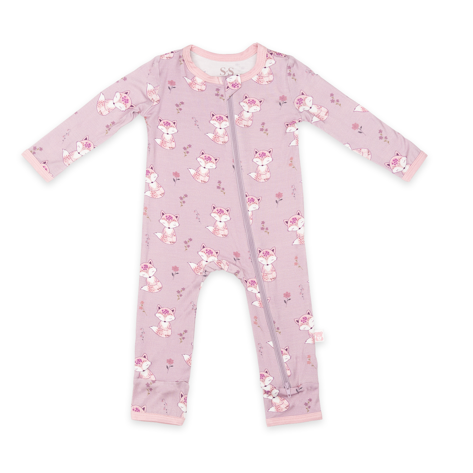 Zippered Romper (Little Foxes)