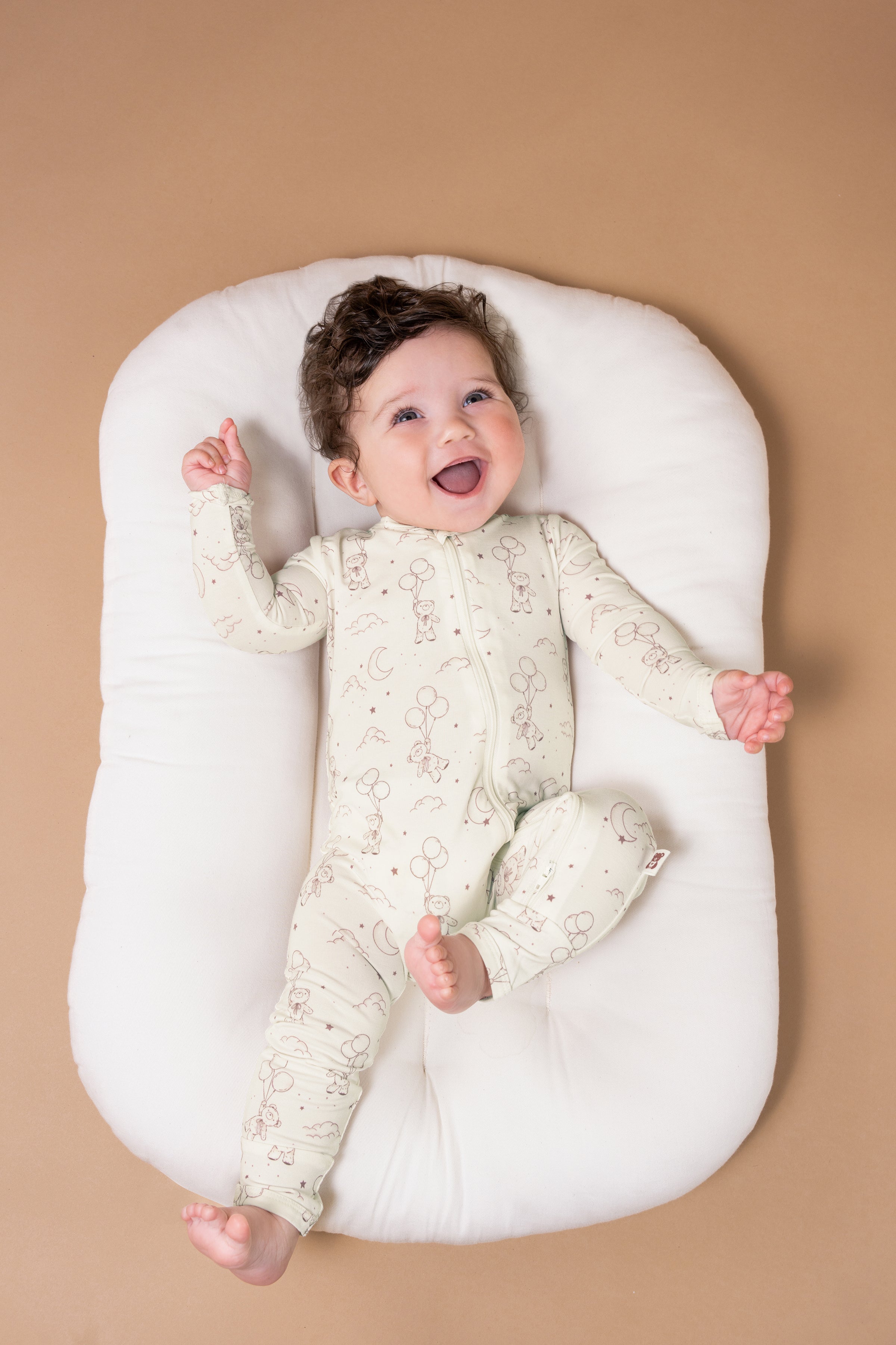 Zippered Romper (Beary Dreamy)