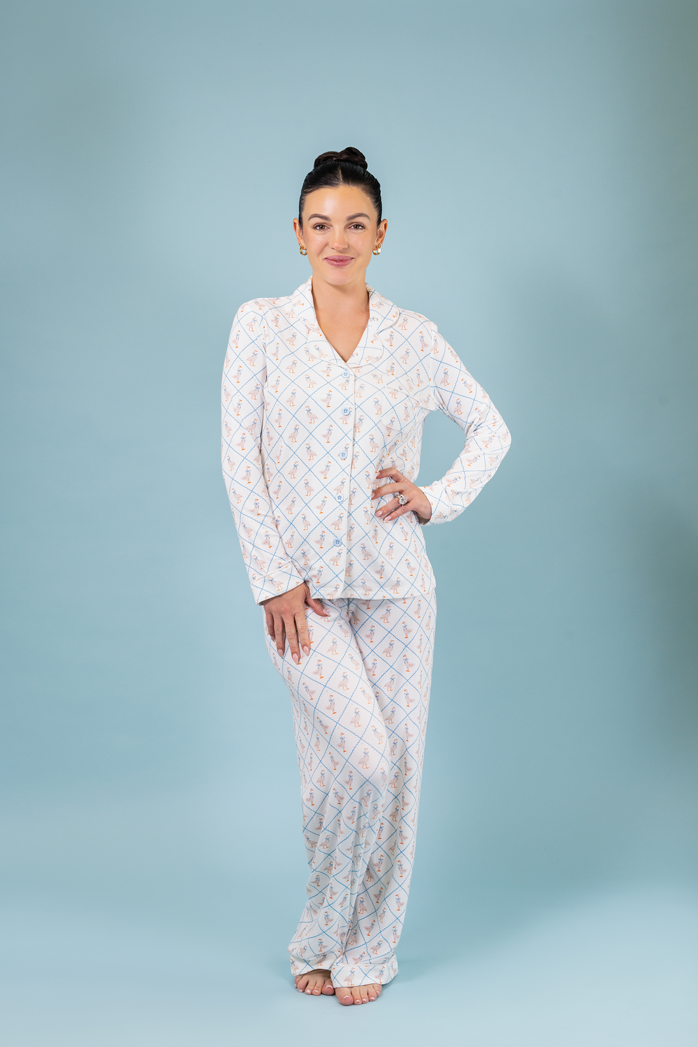 Womens Ribbed PJ&