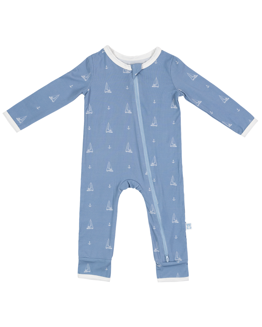 Zippered Romper (Set Sail)