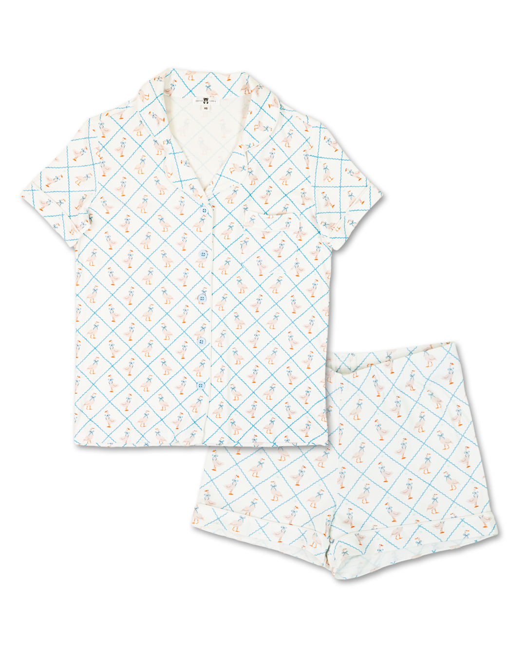 Womens Ribbed PJ&