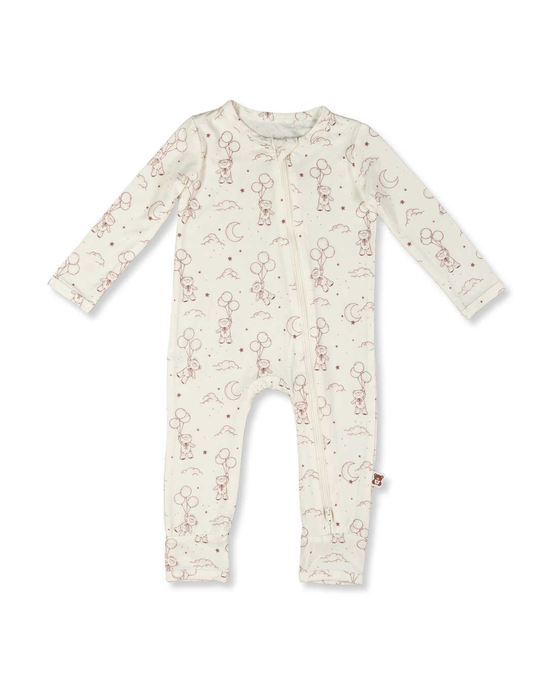 Zippered Romper (Beary Dreamy)
