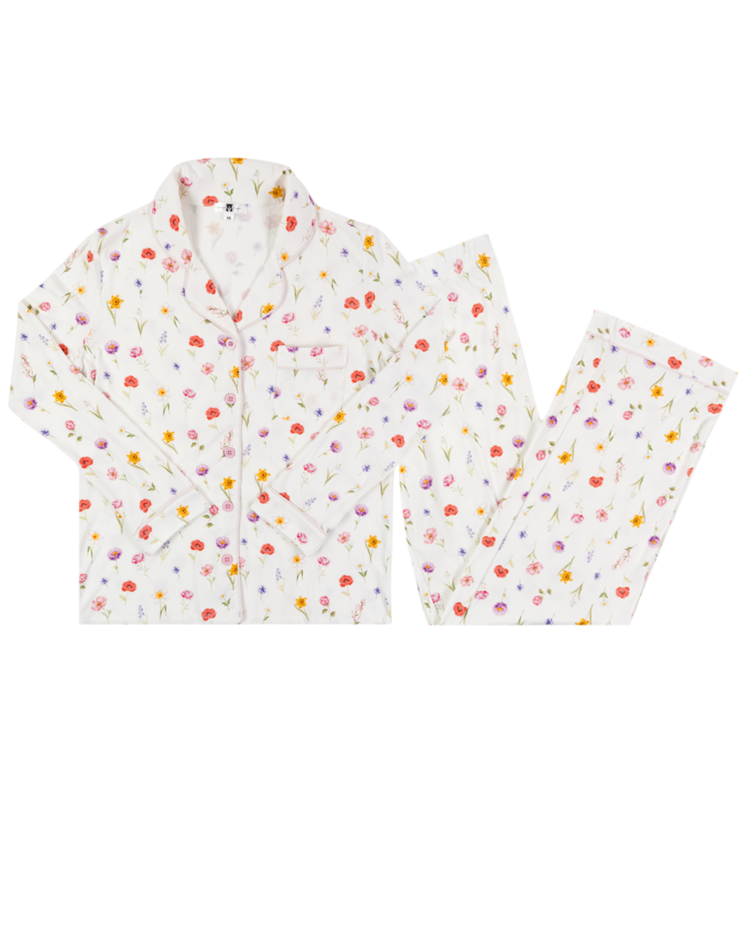 Womens Ribbed PJ&