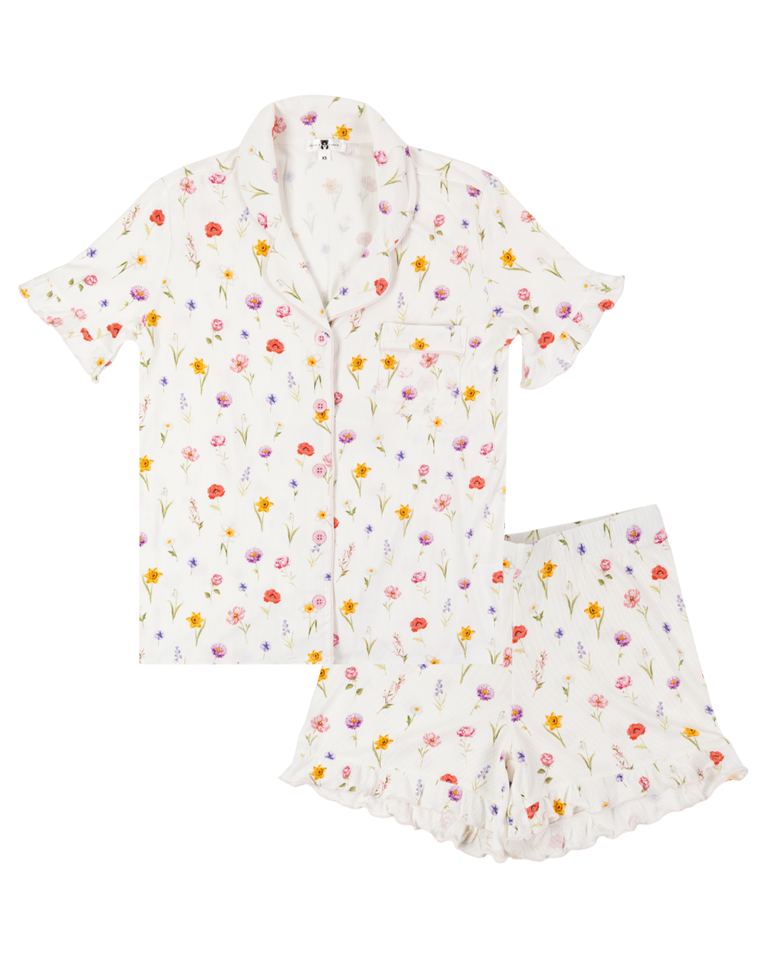 Womens Ribbed PJ&