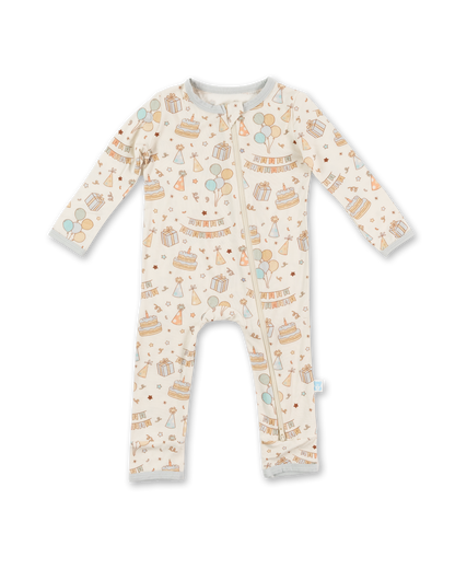 Zippered Romper (Birthday Boy)