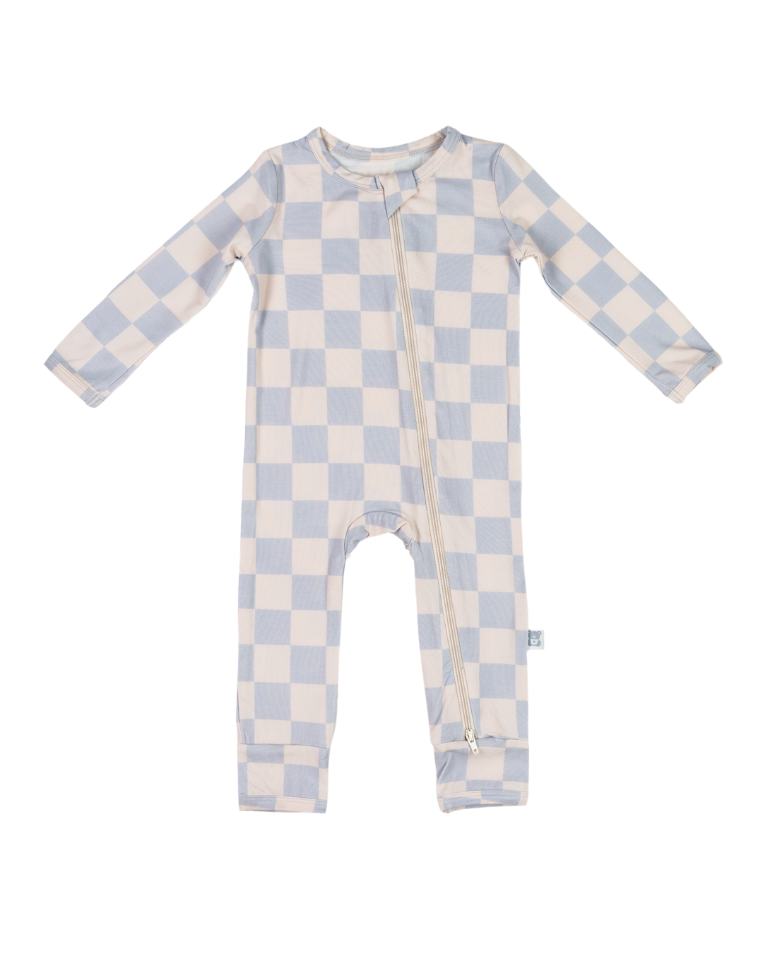 Zippered Romper (Checkered)