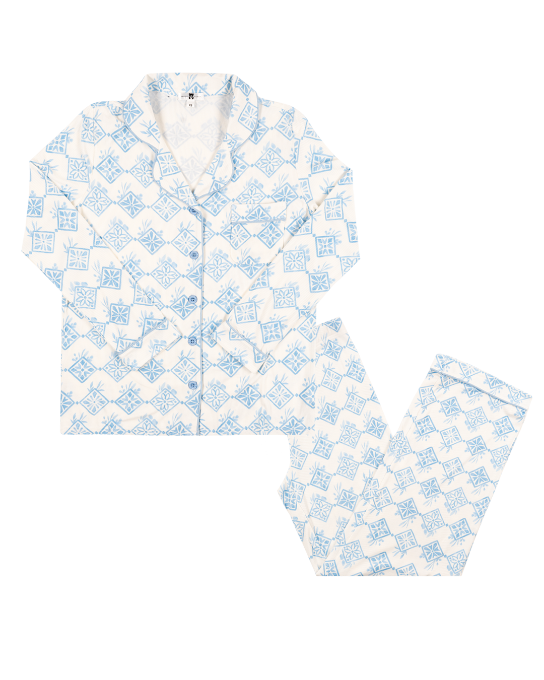 Womens Ribbed PJ&