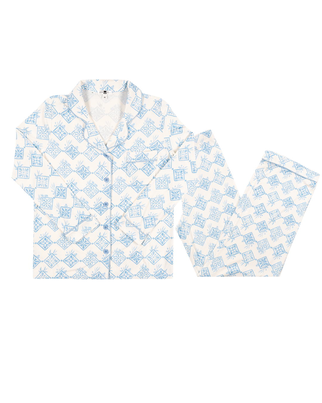 Womens Ribbed PJ&