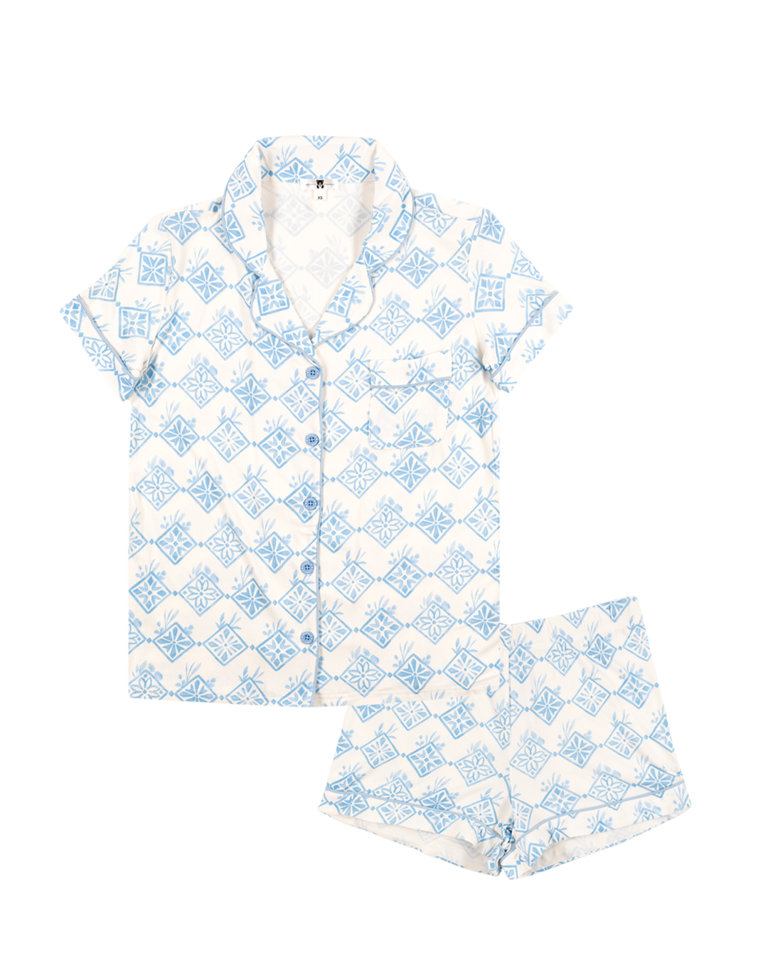 Womens Ribbed PJ&