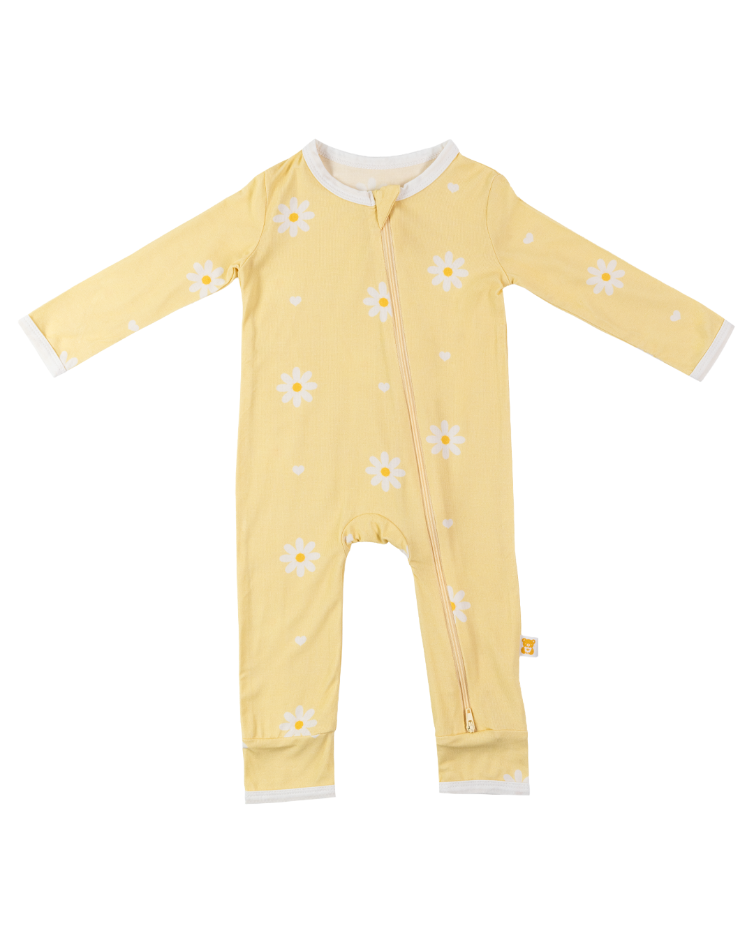 Zippered Romper (Daisy Yellow)