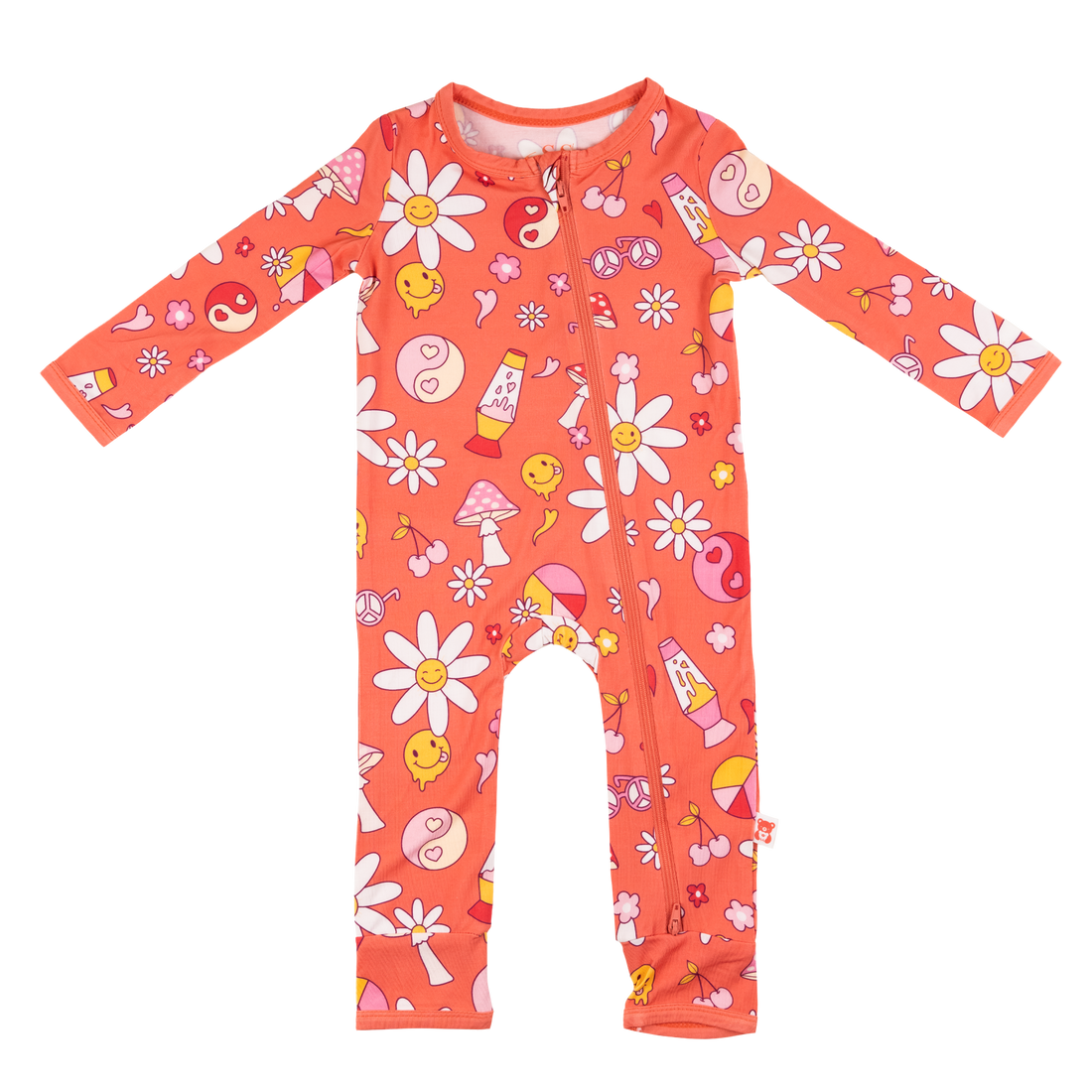 Zippered Romper (Daisy Disco)