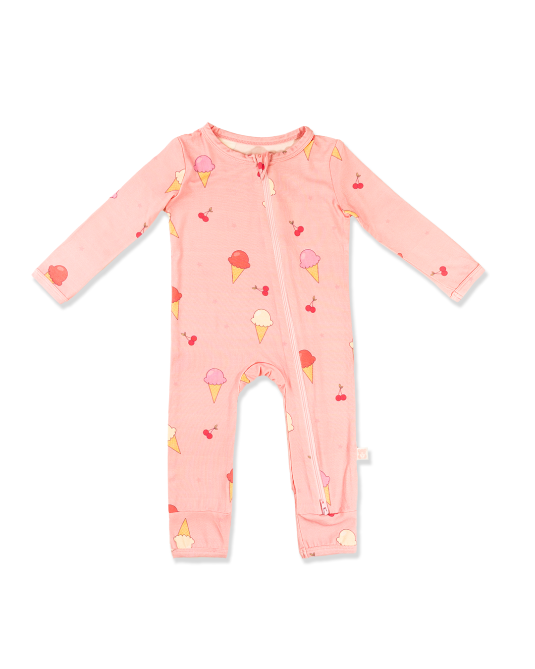 Zippered Romper (Dreamcicle)