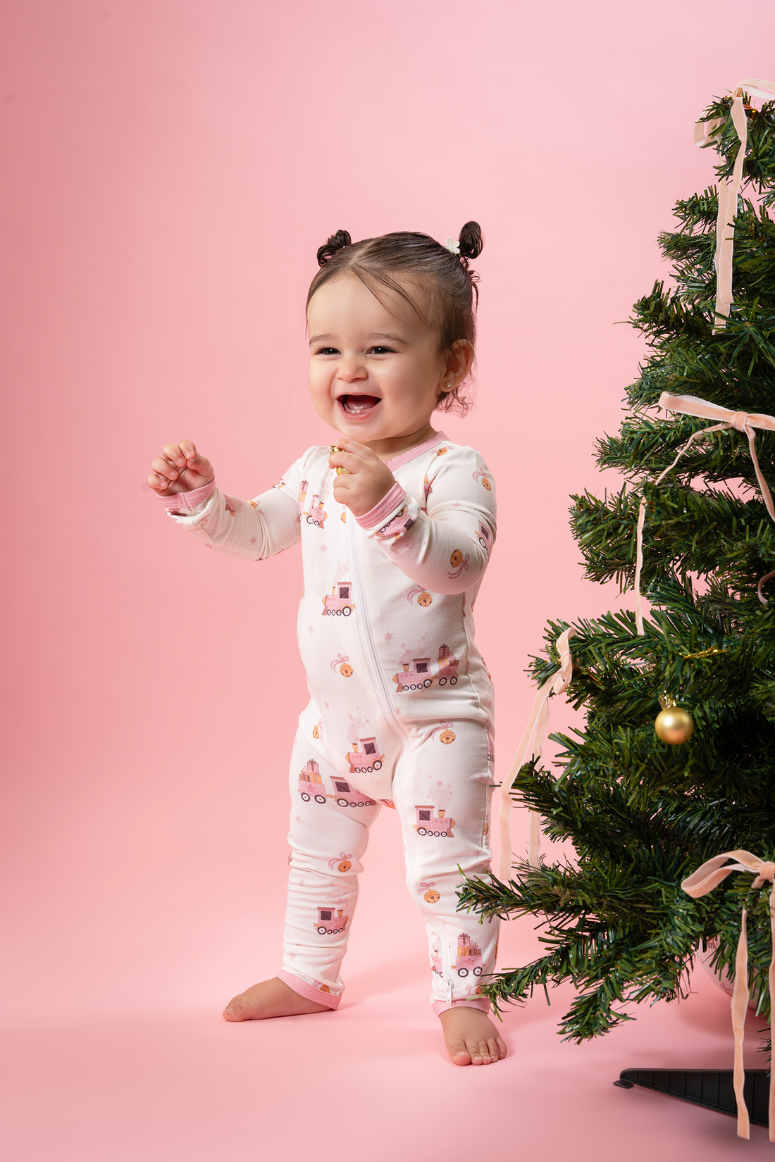 Zippered Romper (Starry Express)