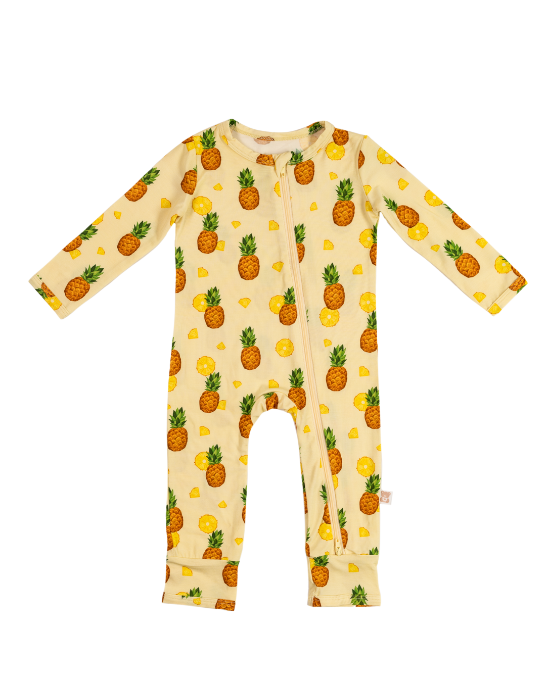 Zippered Romper (Pineapple Delight)