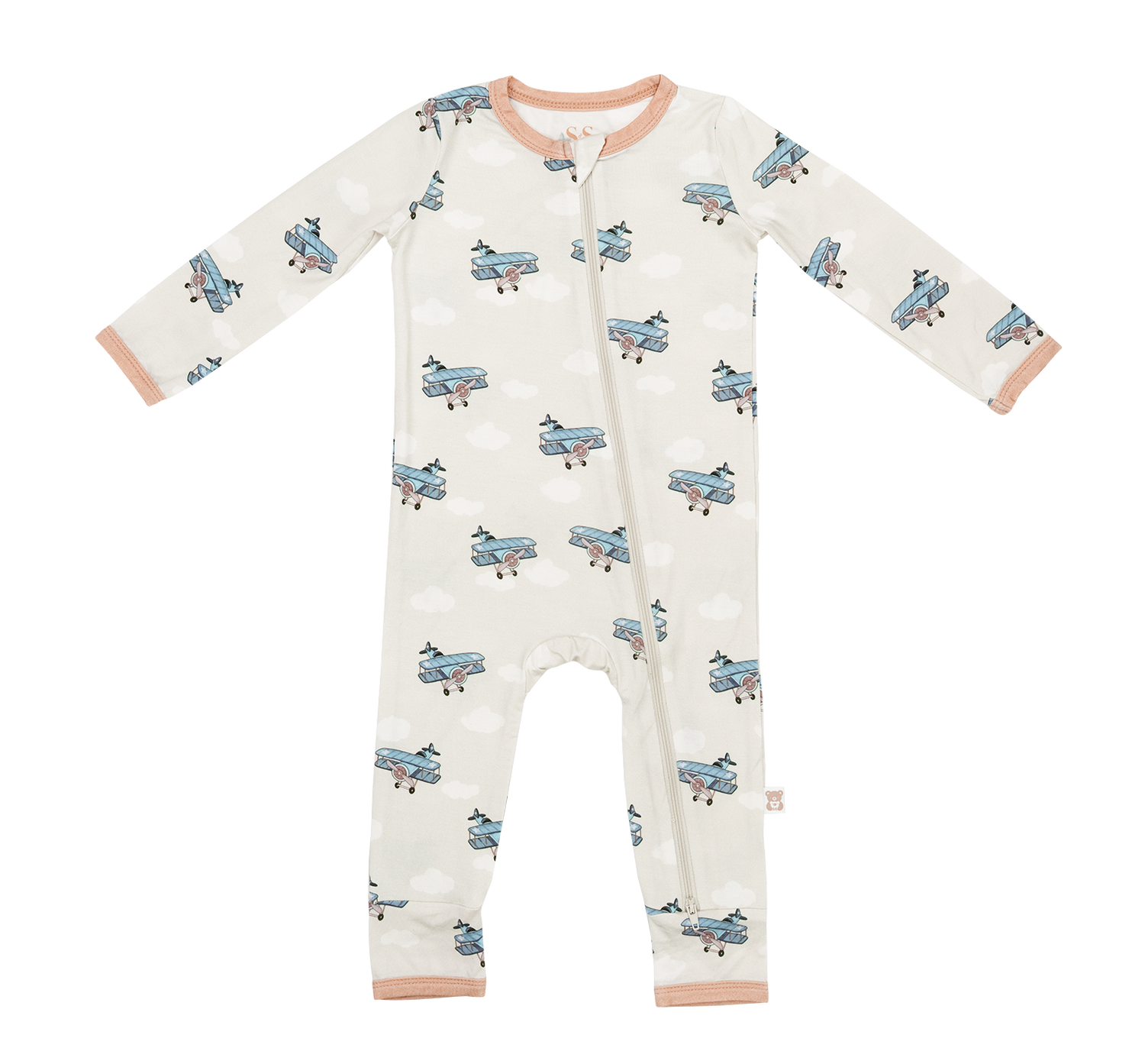 Zippered Romper (Planes)