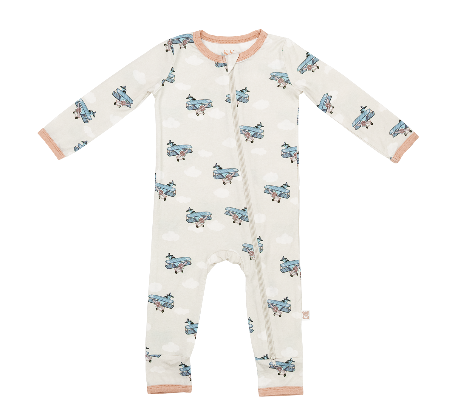 Zippered Romper (Planes)