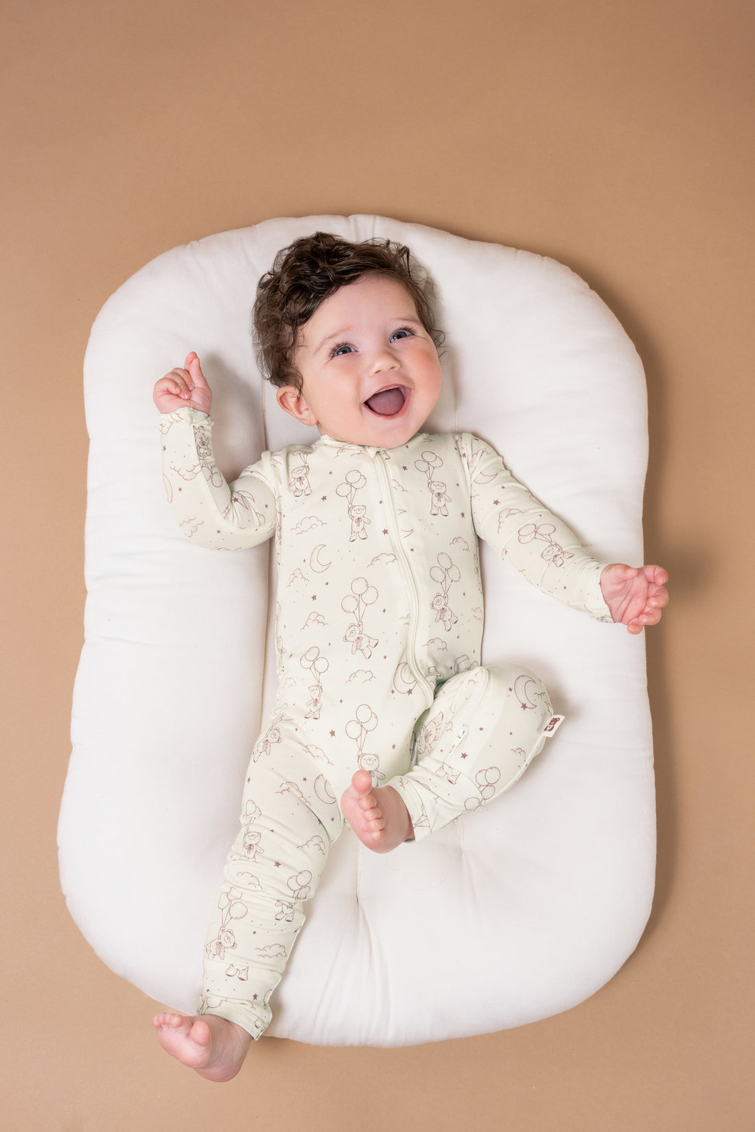 Zippered Romper (Beary Dreamy)