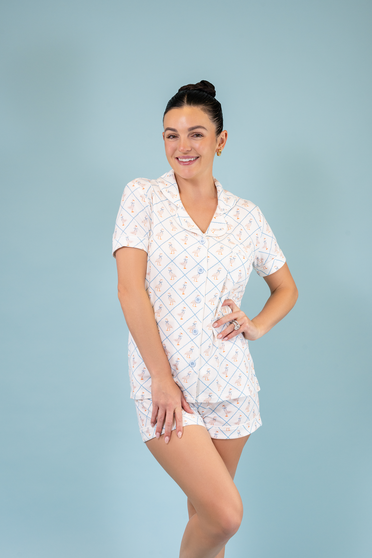 Womens Ribbed PJ&