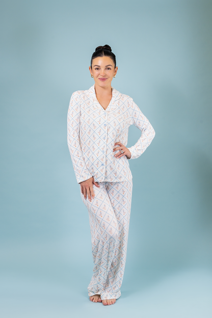 Womens Ribbed PJ&