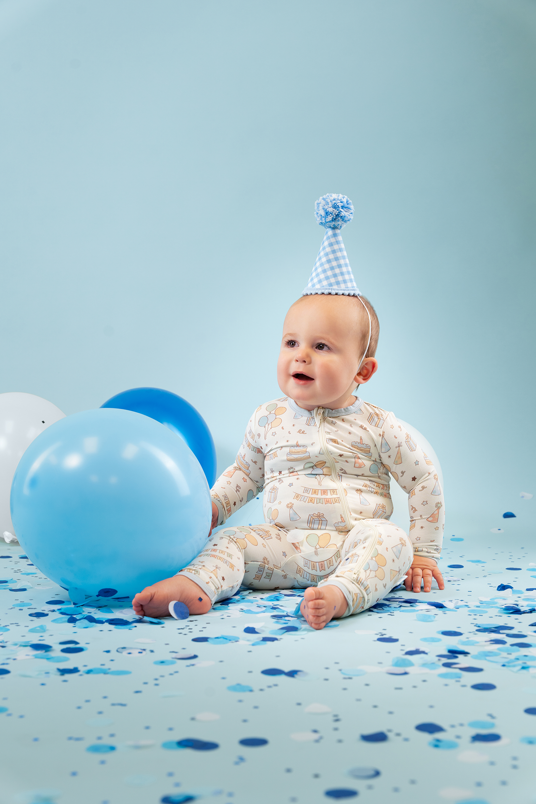 Zippered Romper (Birthday Boy)