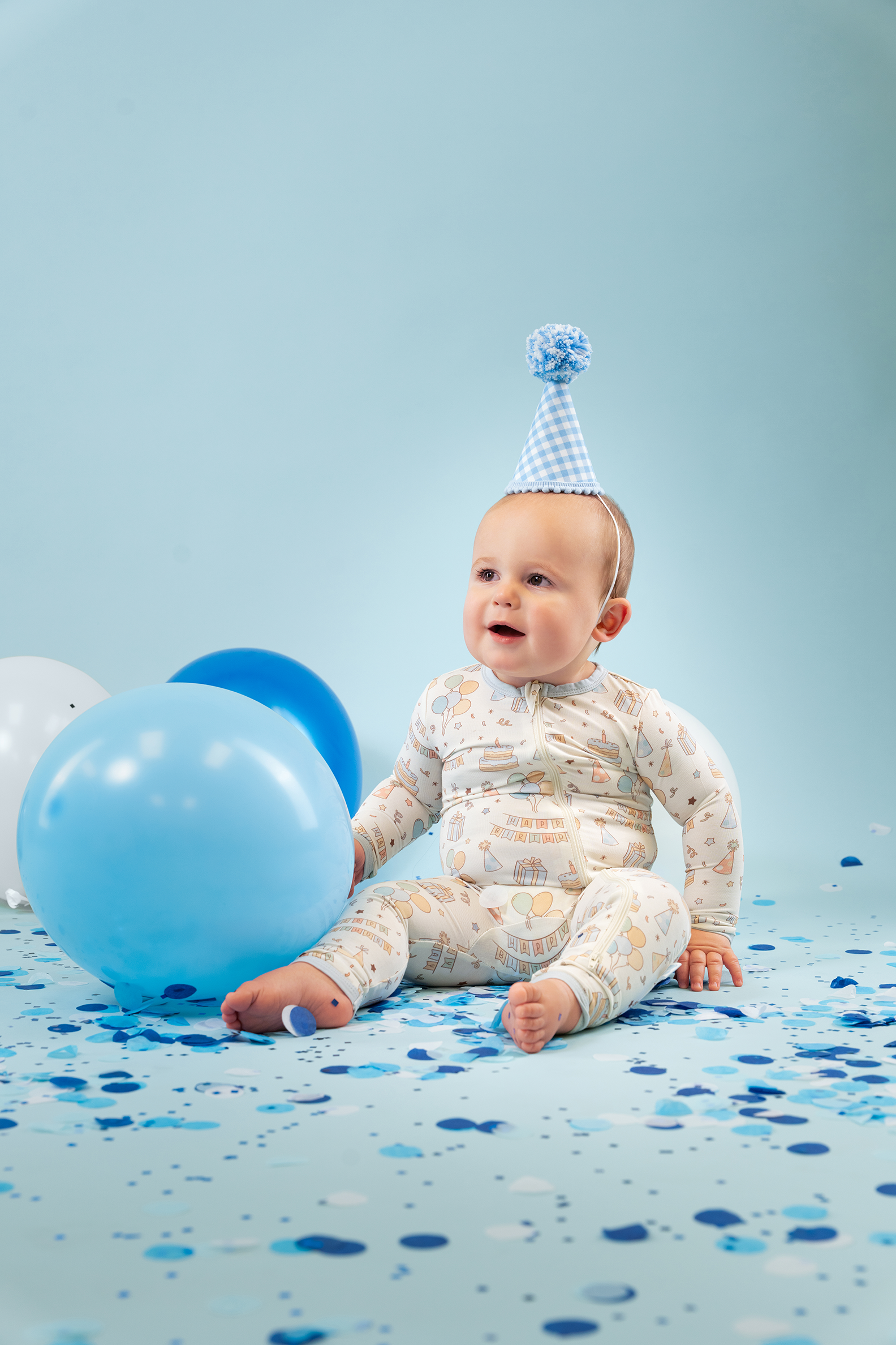 Zippered Romper (Birthday Boy)