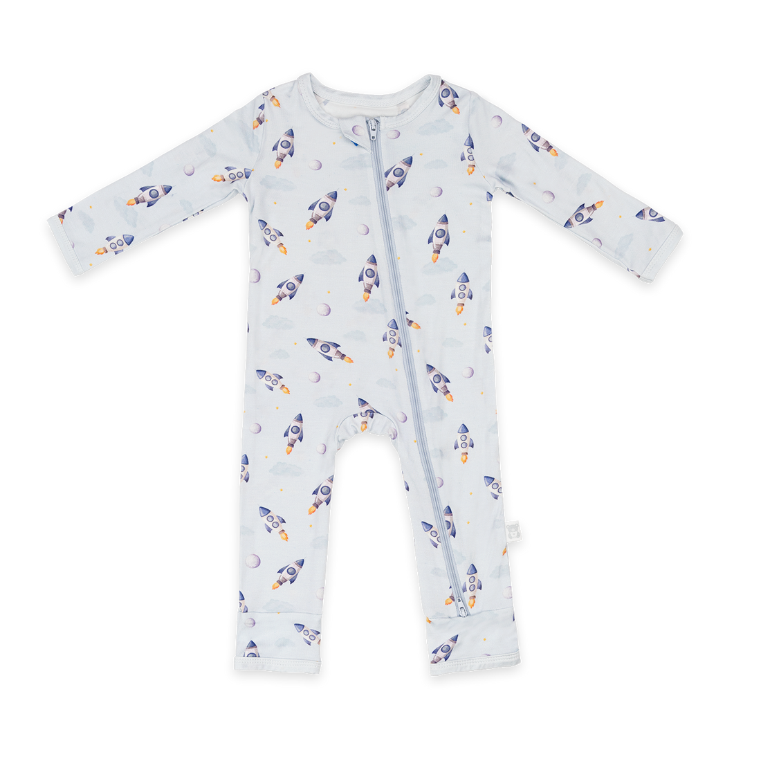 Zippered Romper (Rocketship)