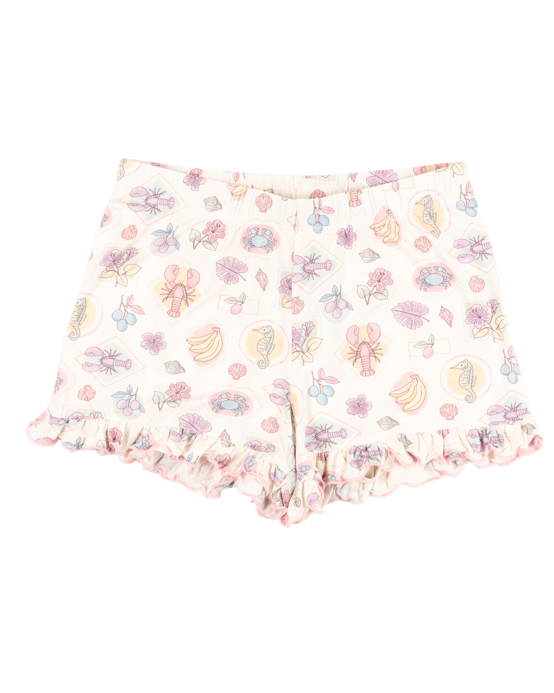 Womens Ruffle PJ&
