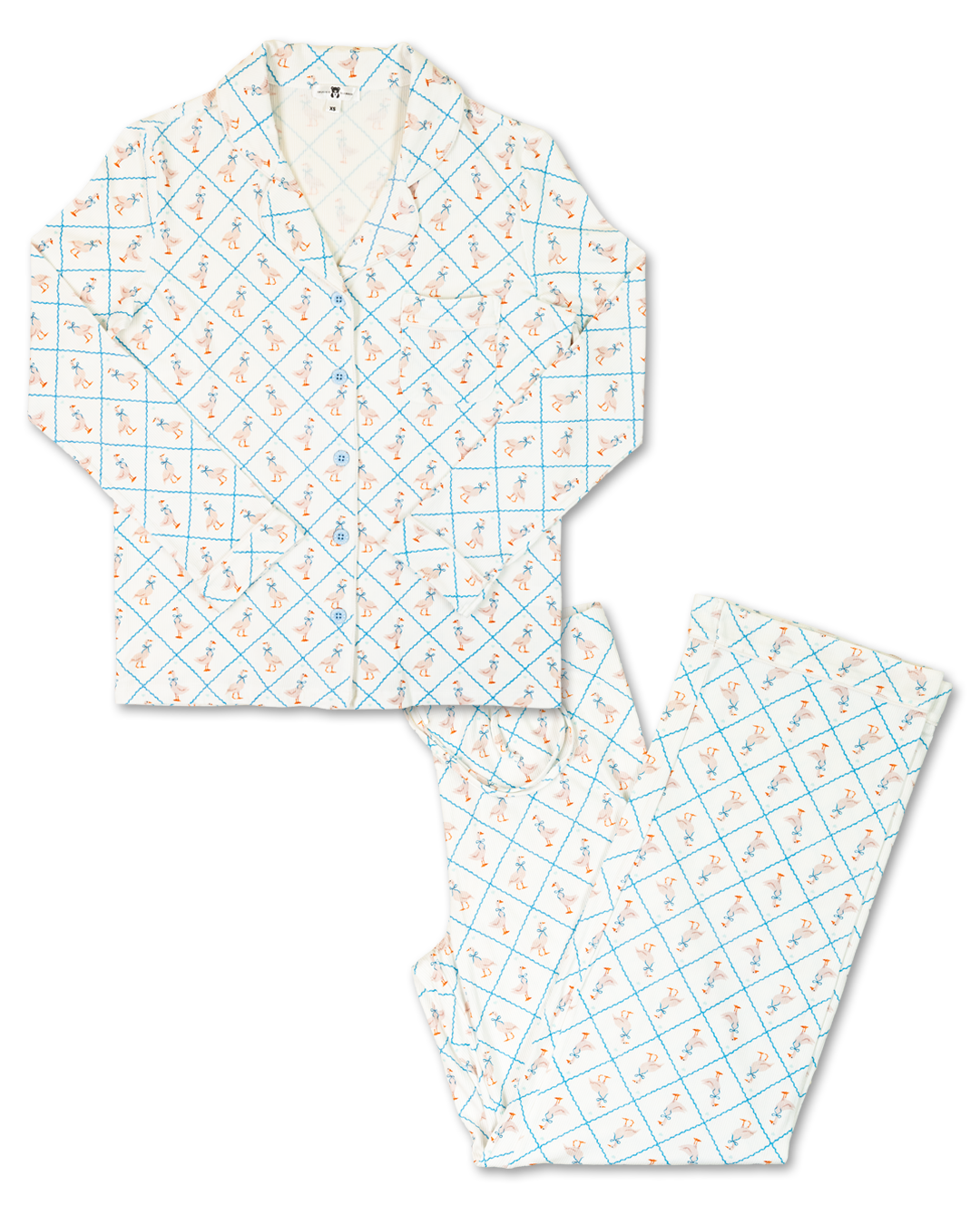 Womens Ribbed PJ&