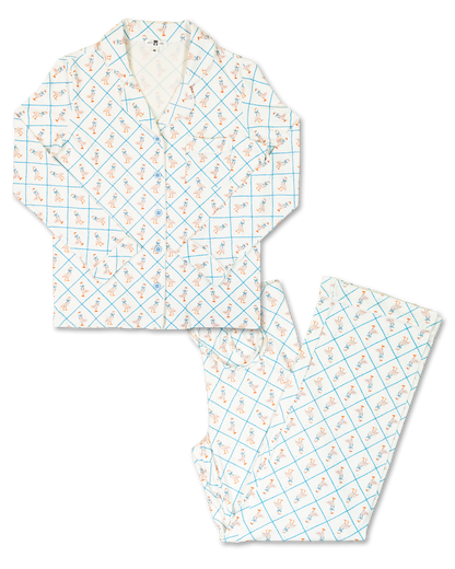 Womens Ribbed PJ&