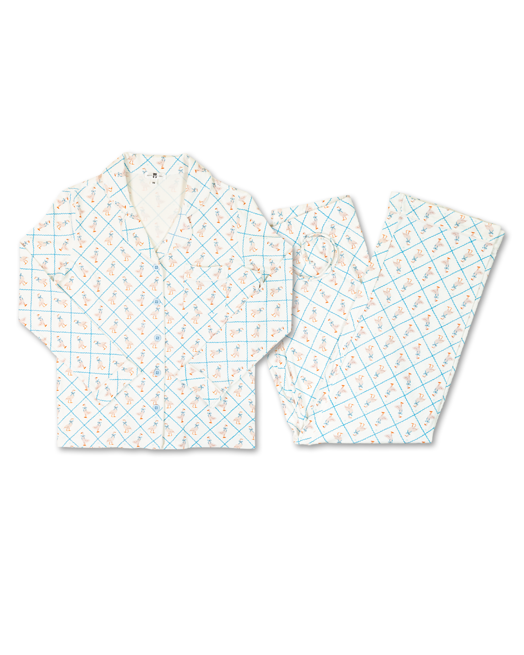 Womens Ribbed PJ&