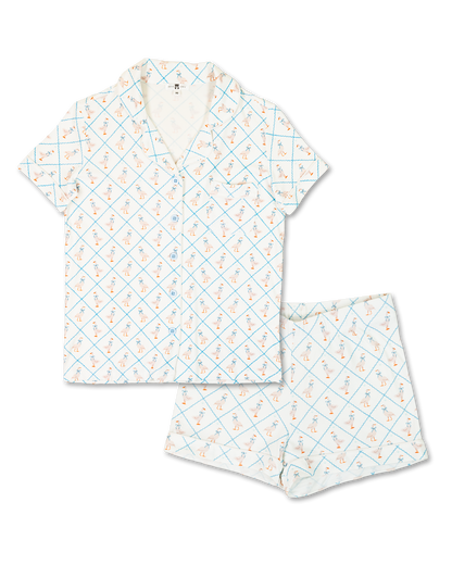 Womens Ribbed PJ&