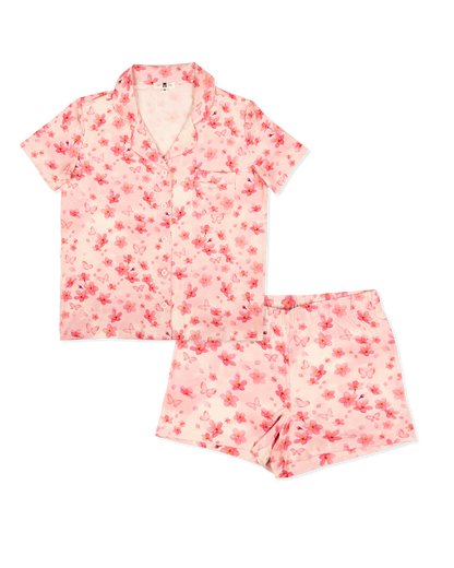 Spring Pj Sets Womens PJ's Short Sleeve (Spring Blossom) – Snuggle & Slumber