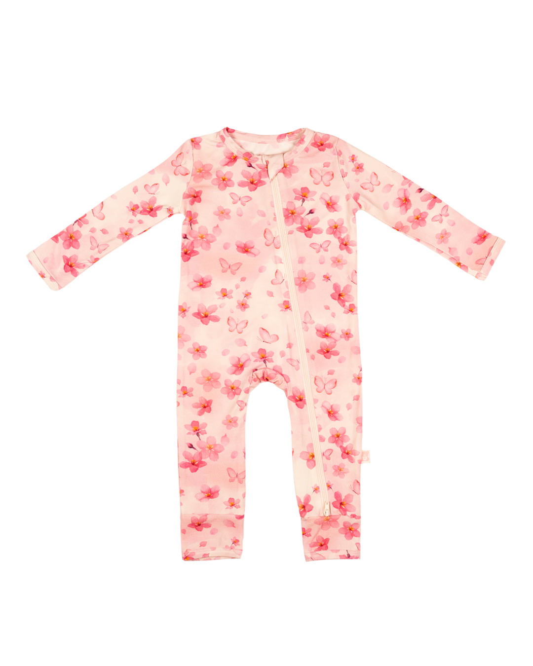 Zippered Romper (Spring Blossom)
