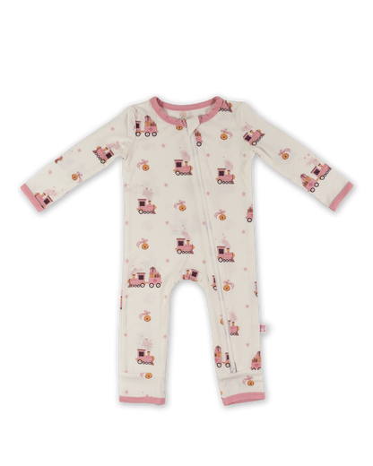 Zippered Romper (Starry Express)