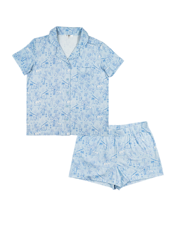 Womens PJ's Short Sleeve (Wild Wonders)